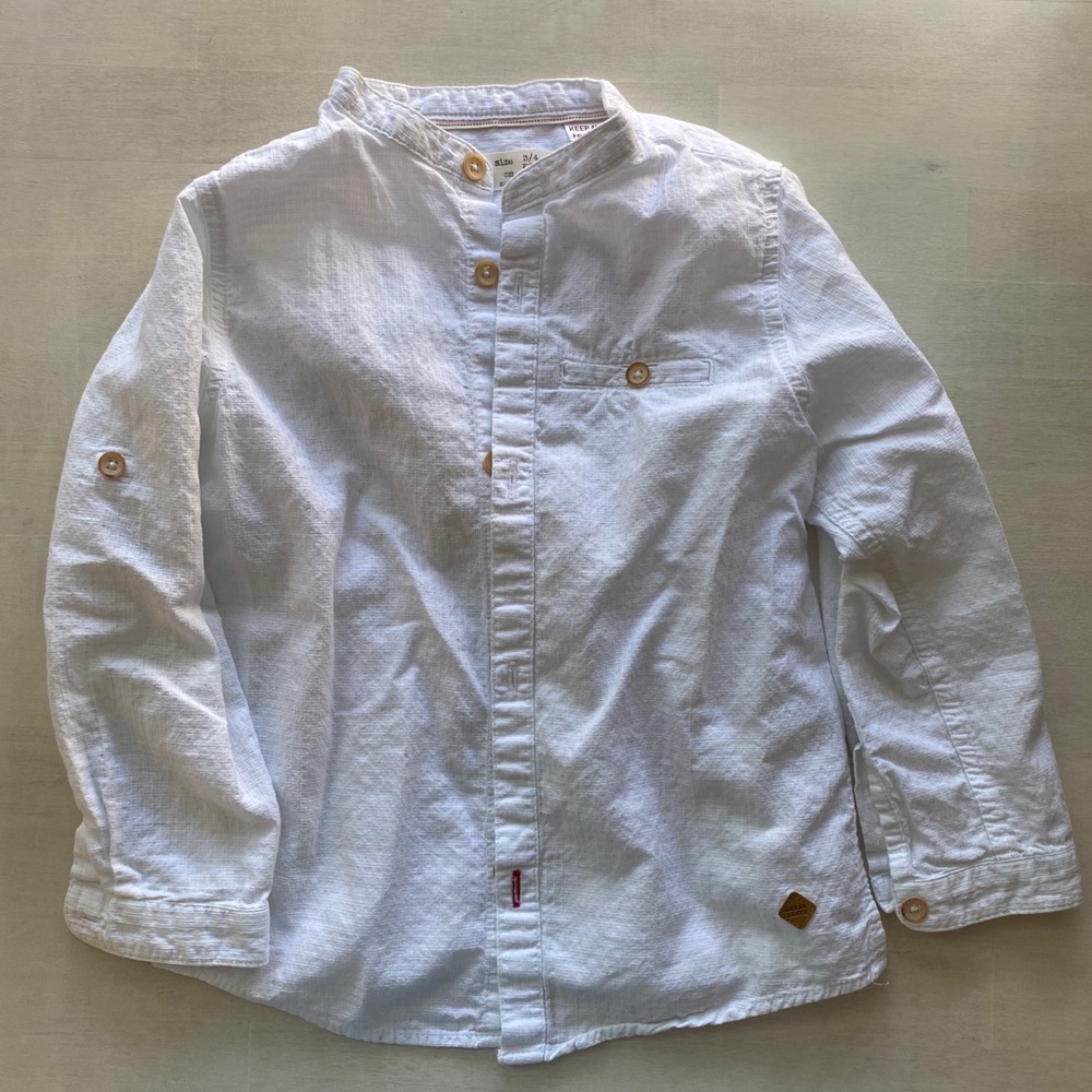 Zara Kids European Button Down 3T 4T